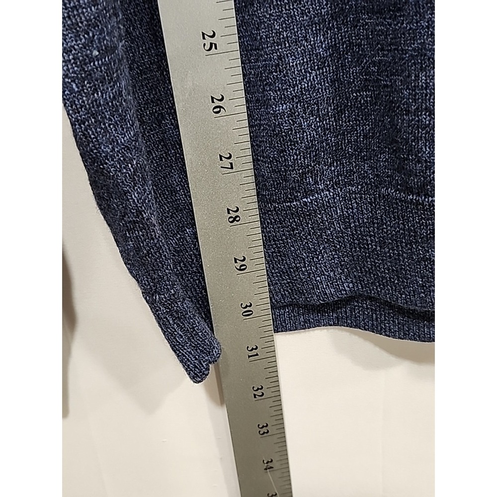 Turnbury NWT‎ Extra Fine Merino Wool Sweater Mens XL Dark Blue Round Neck Soft - Picture 9 of 12